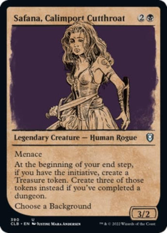 "Safana, Calimport Cutthroat" - Magic The Gathering Card - CLB / Showcase