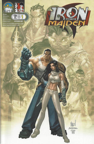 Iron and the Maiden #1 - Aspen Comics - 2007 - Cover B