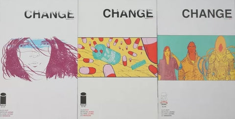 Change #1 2 3 (RUN of 3x Comics) - Image Comics - 2016