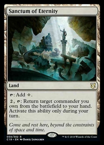 "Sanctum Of Eternity" - Magic The Gathering Card - C19