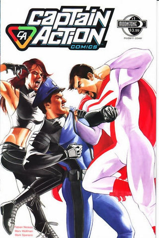 Captain Action #1 - Moonstone - 2008 - Modern Cover Variant