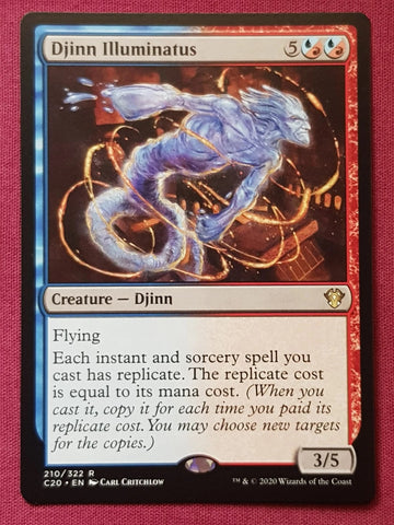 "Djinn Illuminatus" - Magic The Gathering Card - Commander 2020