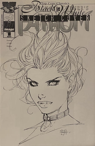 Fathom # 1 - Image/Top Cow - 2000 - B&W Sketch Cover w/C.O.A. 1962/4000