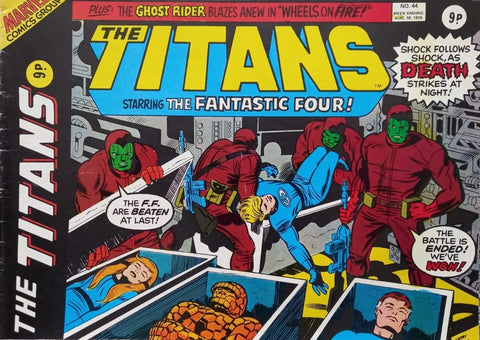 The Titans #44 - Marvel Comic / British - 1976