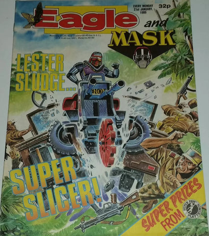 Eagle and Mask 21st January 1989 - British Comic