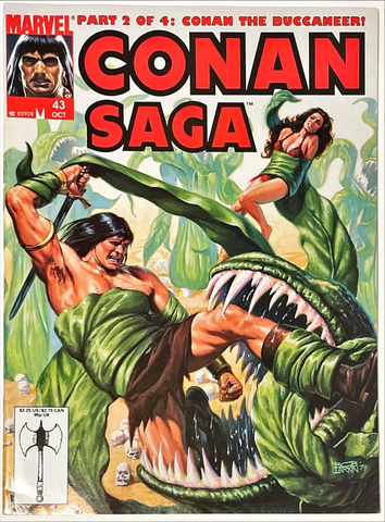 Conan Saga #43 - Marvel Magazines - 1990