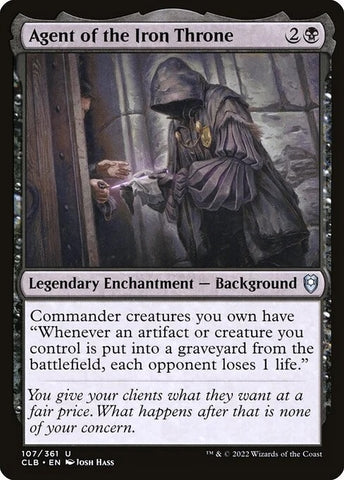 "Agent Of The Iron Throne" - Magic The Gathering Card - CLB