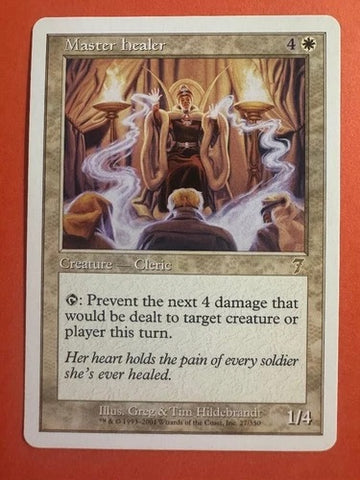 "Master Healer" - Magic The Gathering - 7th Edition