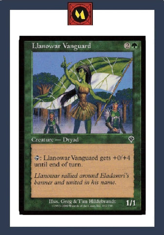 "Llanowar Vanguard" x4 - Magic The Gathering - Invasion - 4-Cards