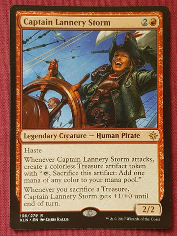 "Captain Lannery Storm" - Magic The Gathering Card - Ixalan