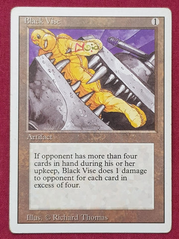 "Black Vise" - Magic The Gathering Card - Revised