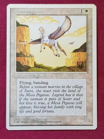 "Mesa Pegasus" x4 - Magic The Gathering - 4th Edition - 4-Card Playset
