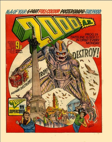 2000AD Comic - Prog #29 - 10th Sep 1977