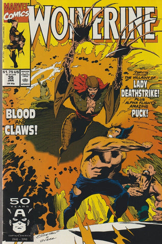Wolverine #35 - Marvel Comics - 1990