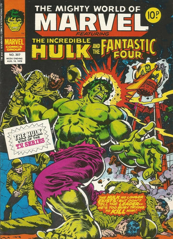 Mighty World of Marvel #307 - Marvel / British - 1978