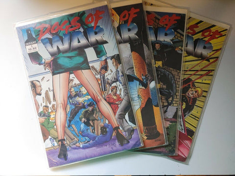 Dogs Of War #1 - #4 (LOT of 4x Comics) - Defiant Comics - 1994