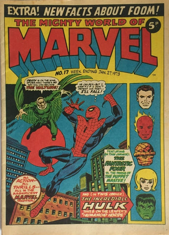 Mighty World of Marvel #17 - Marvel Comics - 1973