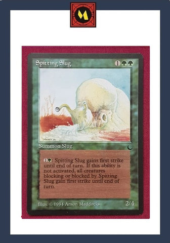 "Spitting Slug" - Magic The Gathering Card - The Dark