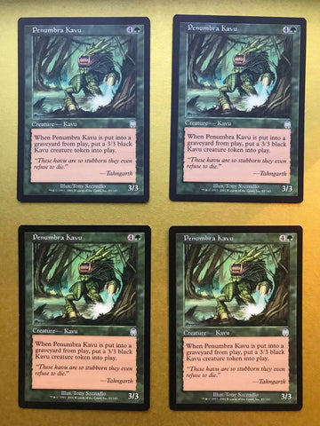"Penumbra Bobcat" x4 - Magic The Gathering - Apocalypse - 4-Card Playset