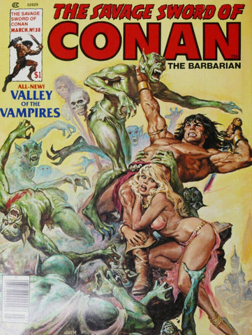 Savage Sword of Conan #38 - Marvel / Curtis Magazines - 1978