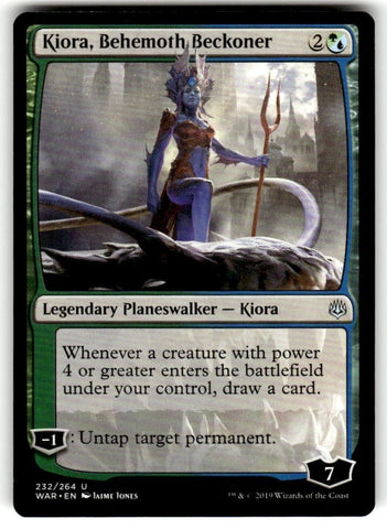 "Kiora, Behemoth Beckoner" - Magic The Gathering - War Of The Spark