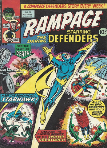 Rampage Magazine #28 - Marvel Comics - 1978 - 1st App. Starhawk