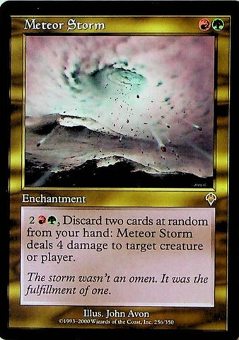 "Meteor Storm" - Magic The Gathering Card - Invasion