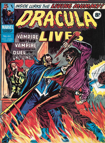 Dracula Lives #44 - Marvel Comics / British - 1975