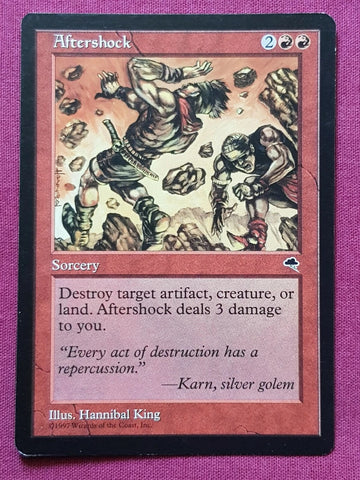 "Aftershock" x4 - Magic The Gathering Card - Tempest - 4-Card Playset