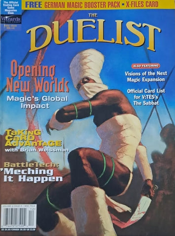 The Duelist Magazine #14 - Wizards Of The Coast - Dec 1996 - No Cards