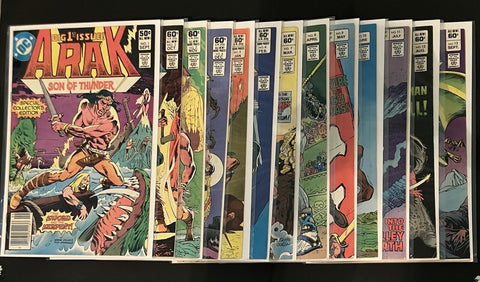 Arak Son Of Thunder #1 - #13 (13x Comics RUN) - DC Comics - 1981/2
