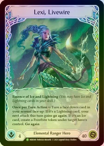 "Lexi, Livewire" - Flesh & Blood Card - HER049 2021 - Rainbow Foil