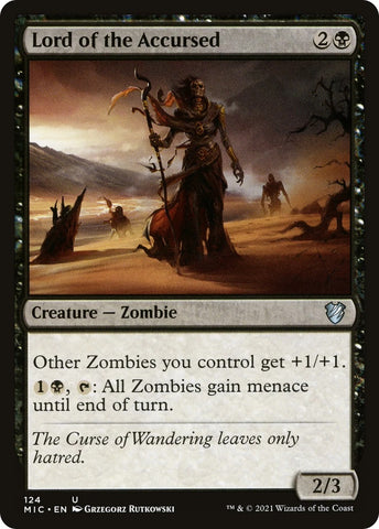 "Lord Of The Accursed" - Magic The Gathering Card - MIC