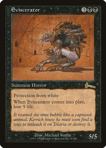 "Eviscerator" - Magic The Gathering Card - Urza's Legacy