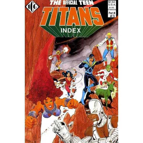 The Official Teen Titans Index #4 - ICG - 1985