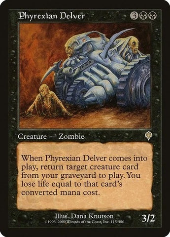 "Phyrexian Delver" - Magic The Gathering - Invasion