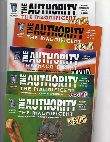 The Authority The Magnificent Kevin #1-5 - Wildstorm Comics - 2005