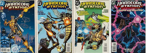 Hardcore Station #1 - #4 (4x Comics RUN) - DC Comics - 1998