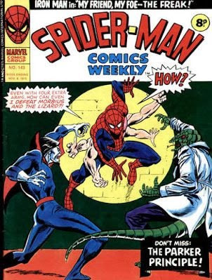 Spider-Man Comics Weekly #143 - Marvel Comics / British - 1975