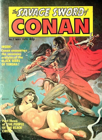 Savage Sword of Conan Magazine #7 - Marvel - 1978