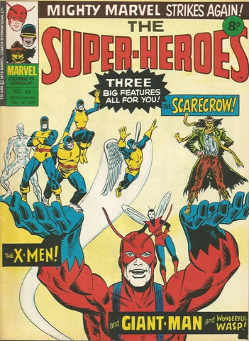 The Super-Heroes #43 - Marvel Comics / British - 1975