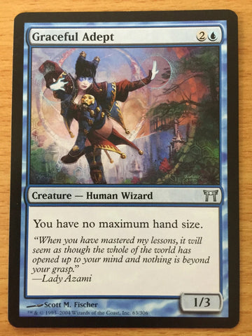 "Graceful Adept" - Magic The Gathering Card - Champions Of Kamigawa