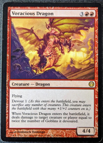 "Voracious Dragon" - Magic The Gathering - Knights vs. Dragons