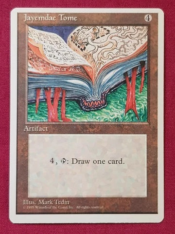 "Jayemdae Tome" - Magic The Gathering Card - 4th Edition