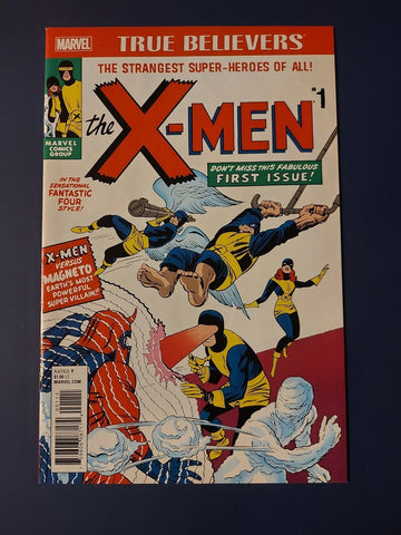 The X-Men #1 - Marvel Comics - 1992 - True Believers Reprint