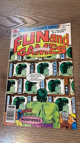 Fun and Games Magazine #10 - Marvel Comics - 1980