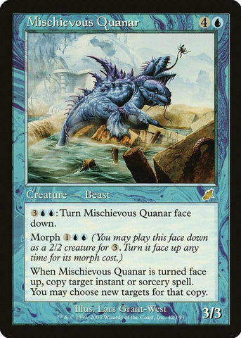 "Mischievous Quanar" - Magic The Gathering Card - Scourge