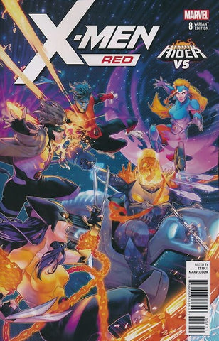 X-Men: Red #8 - Marvel Comics - 2018 - Cosmic Ghost Rider Vs Variant