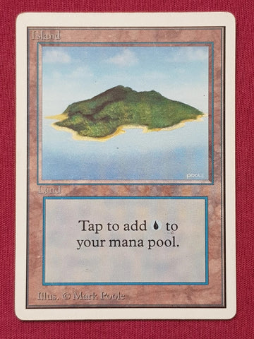 "Island" Land - Magic The Gathering Card - Unlimited