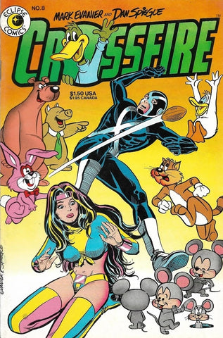 Crossfire #8 - Eclipse Comics - 1985